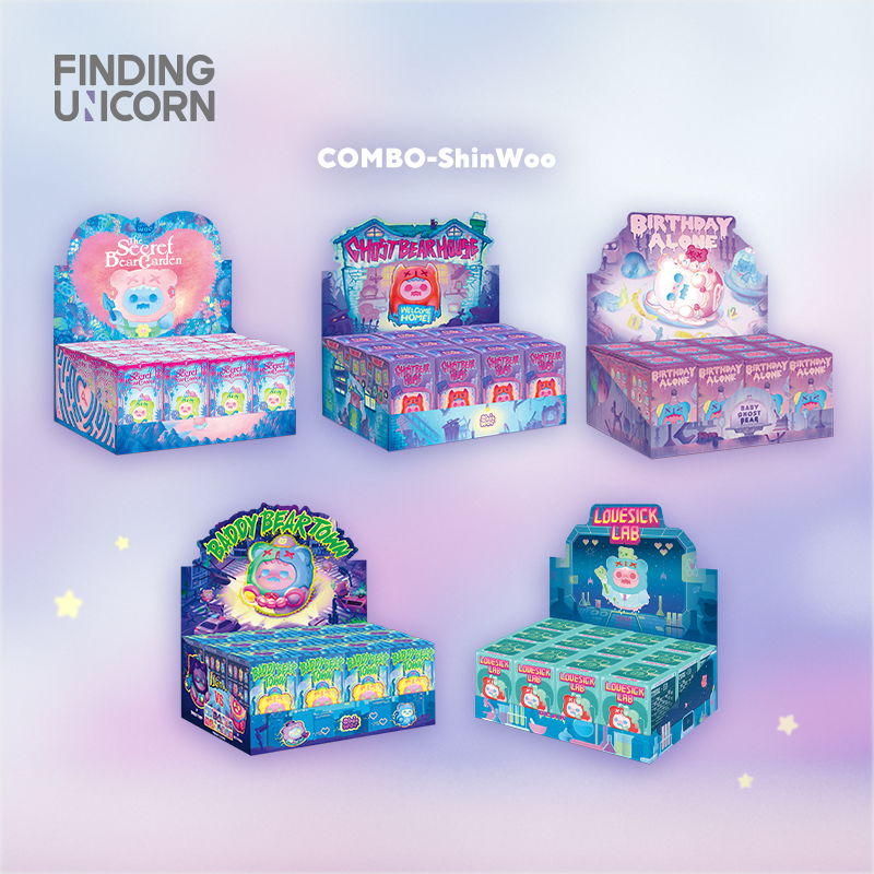 FINDING UNICORN TRAVELING INTO THE FUTURE  WITH DEFINITELY WHOLE BOX ACTION FIGURE KID TOY BIRTHDAY GIFT MYSTERY BOX COLLECTIBLE