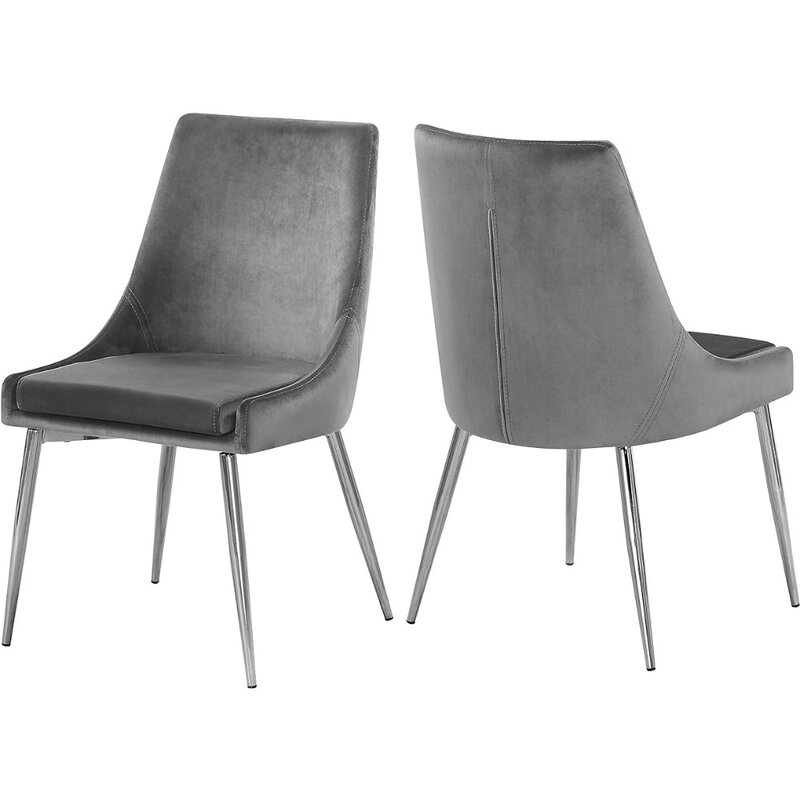 Обеденное кресло, набор из 2 стульев для столовой, 19,5 дюйма Ш X 21,5 дюйма Д X 33,5 дюйма, Бесплатная мебель для дома