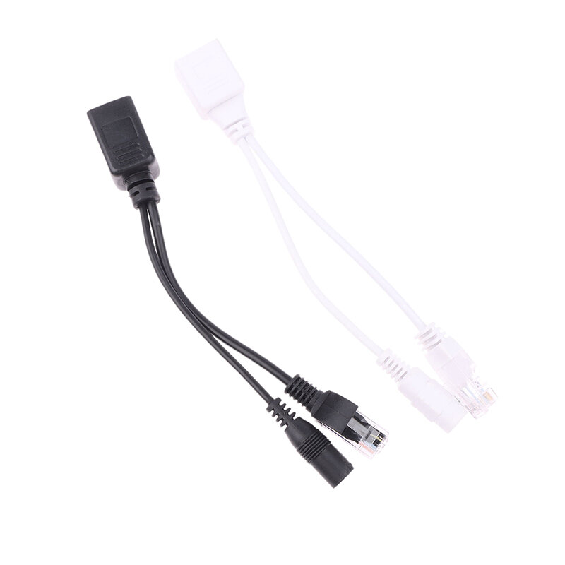 Poe Kabel Passieve Power Over Ethernet Adapter Kabel Poe Splitter Rj45 Injector Voeding Module 12-48V Kabel Voor Camera