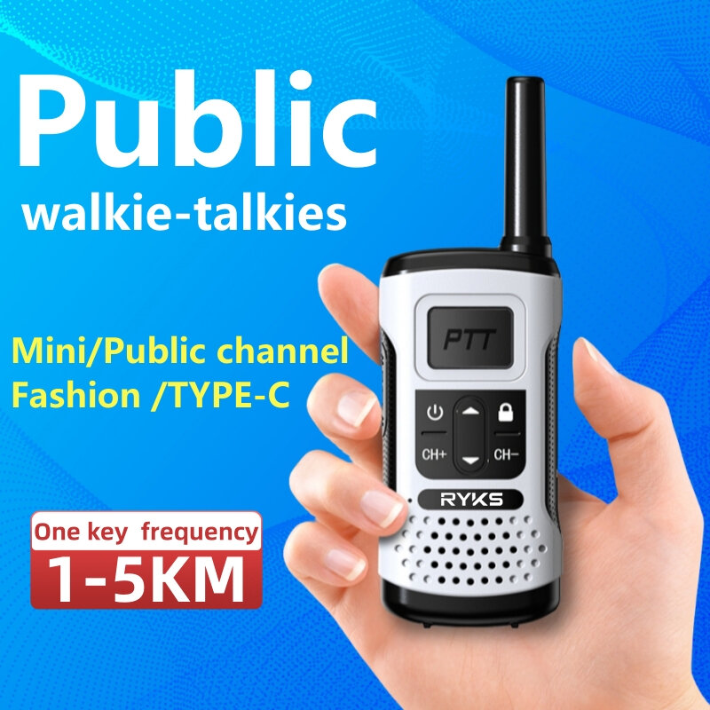 Professionele Walkie Talkie 400-480 16 Kanaals Radio Transceiver Type C Oplaadbare Draagbare Tweeweg Radio Voor Motorola Tlkr-T50