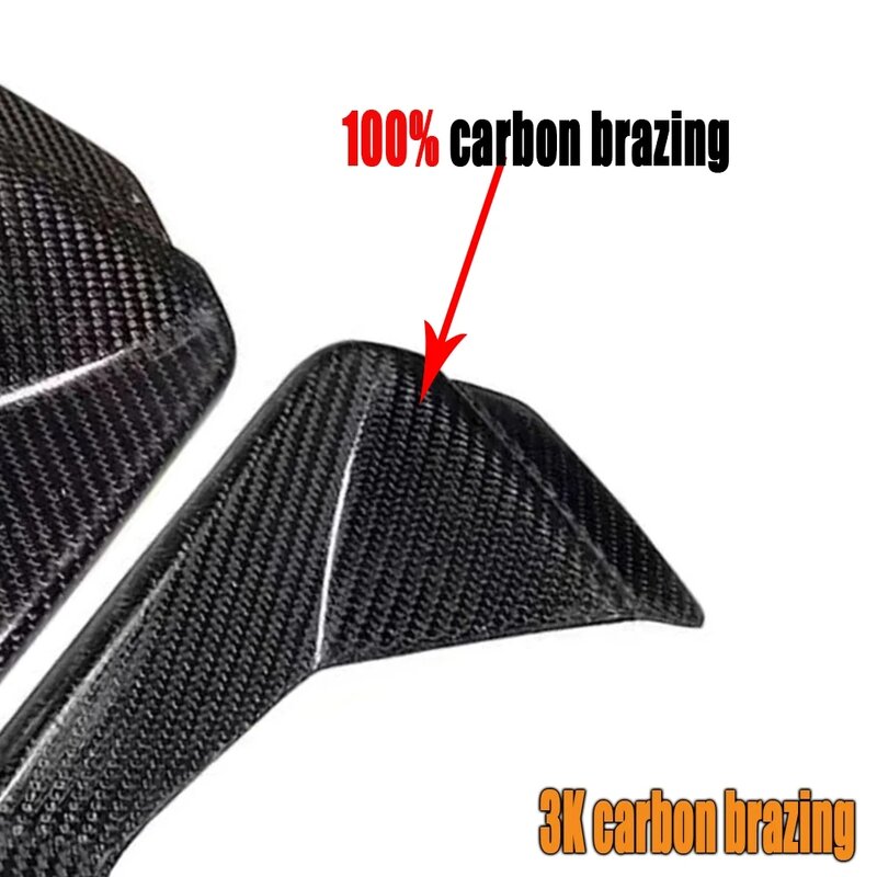 جناح جناح ثابت من ألياف الكربون 3K ، شفة أمامية ، شفة سفلية ، ملحقات دراجة نارية ، Aprlia RS660 ، ، ، من من من من من
