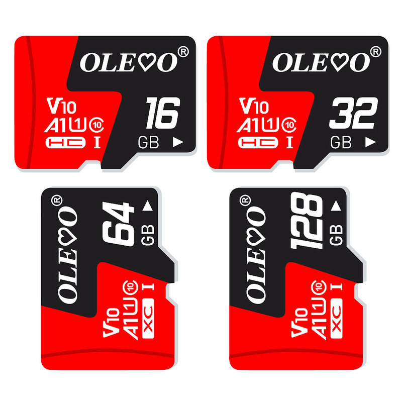 Cartões de Memória de Alta Velocidade, Cartão Micro TF para Telefone, PC, Tablet, Cartão Mini SD, 16GB, 32GB, 64GB, 128GB, 256GB, Armazenamento Classe 10