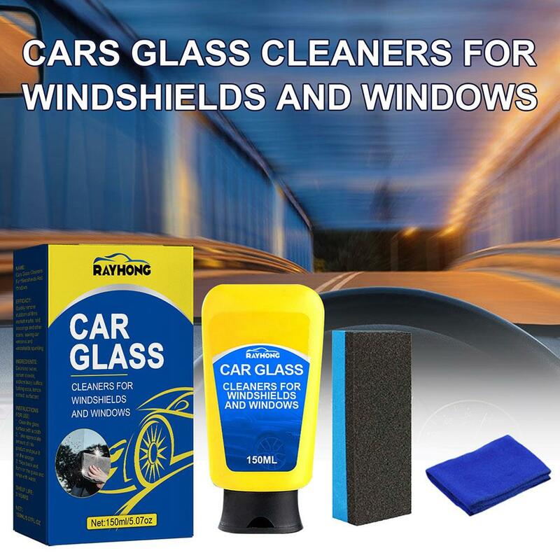 Removedor de película de aceite de vidrio para automóvil, agente de revestimiento impermeable, removedor de manchas de agua, limpiador de pulido de parabrisas de ventana de automóvil