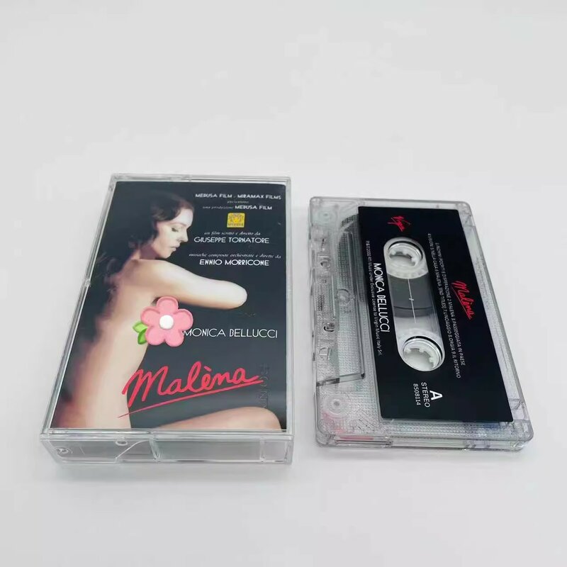 Kaset Cosplay film Malena Ennio morricon pita rekaman musik OST Gest Hits Album kaset Cosplay Walkman perekam mobil kotak Soundtracks