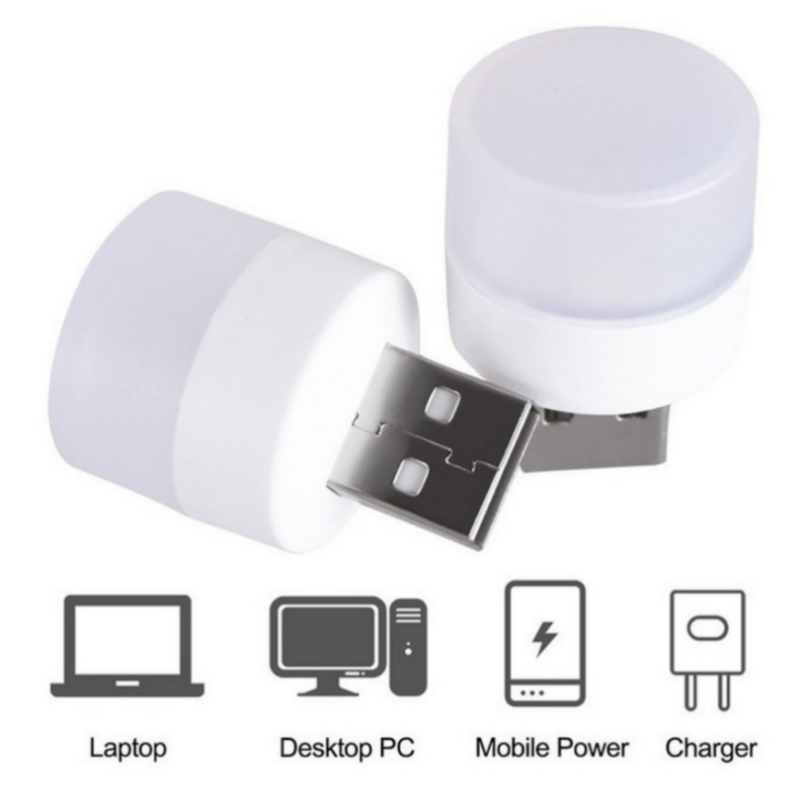 USB 플러그 램프 5V 슈퍼 밝은 눈 보호 책 조명, 컴퓨터 모바일 전원 충전 USB 소형 원형 LED 야간 조명, 8 개