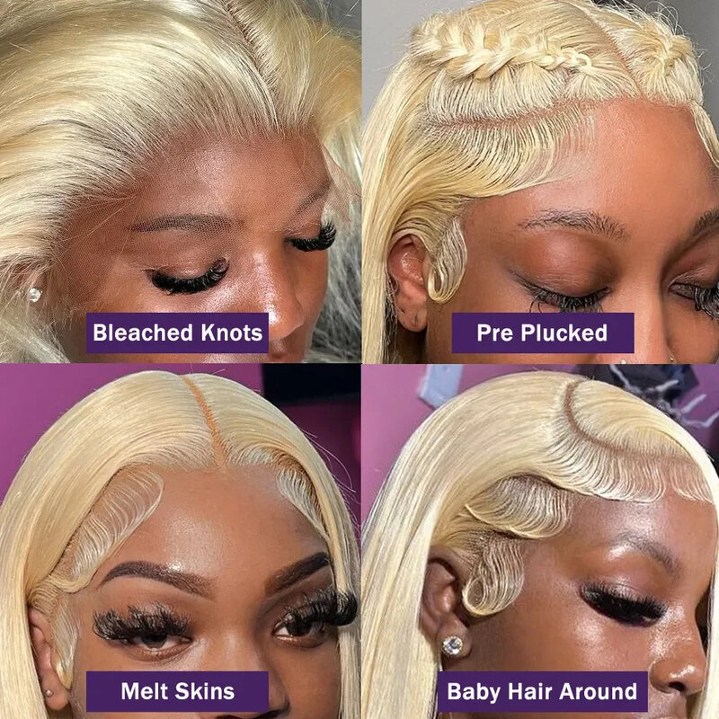 613 Blonde Lace Front Wig Human Hair 13X6 Hd Lace Frontal Wig Straight Lace Front Wigs Human Hair 13X4 Lace Front Human Hair Wig