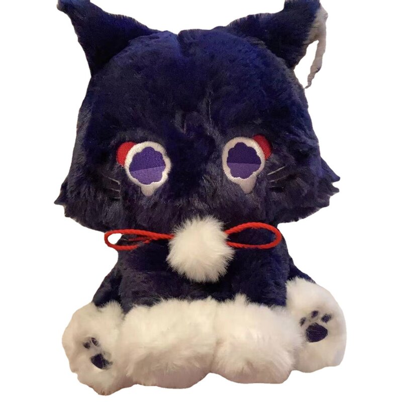 Cosplay lembut Cosplay Scaramouche kostum kucing pengembara 22cm katun Faruzan mainan ulang tahun liburan kartun anak-anak