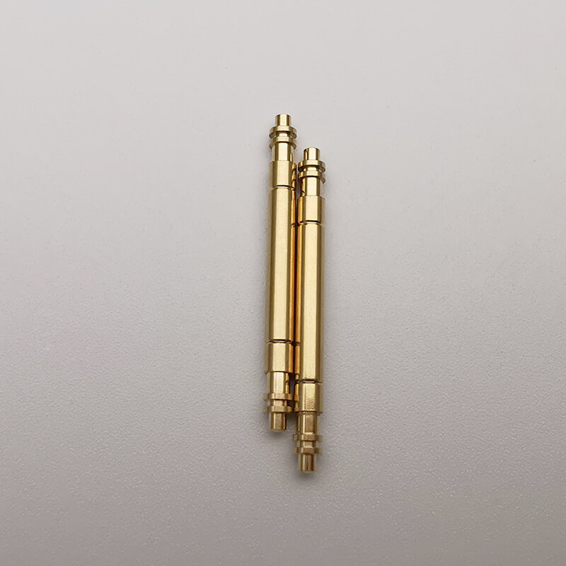 Gold Color Watch Spring Bars para Submariner 116618, Assista Acessórios, 2pcs