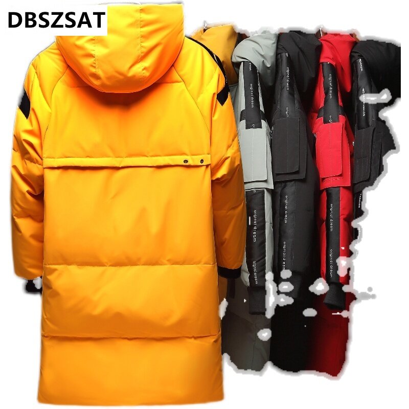 Новинка 2023, зимняя мужская куртка для подростков, Стильное мужское пуховое пальто, плотная Теплая мужская одежда, брендовая мужская одежда, теплая парка