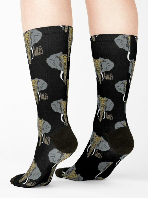 elephant Socks sports stockings christmas gift Man Socks Women's