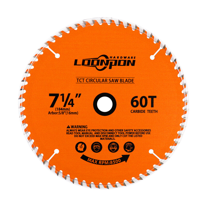 184mm TCT Carbide Saw Blade Woodworking Cutting Disc For Wood Thin Metal Plastic Workpieces DIY Table Saw Angle Grinder