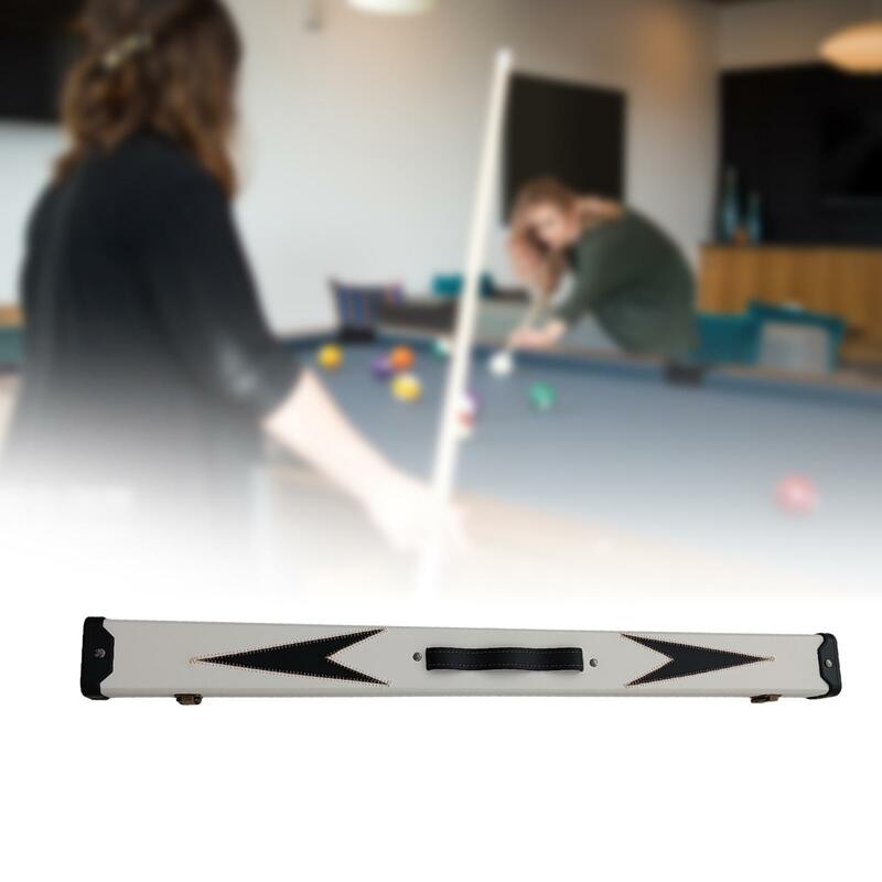 Billiard Pool Cue Case Handbag Organizer Protector with Handle Billiard Stick Carrier for Accessories 1/2 Billiard Rod Beginner