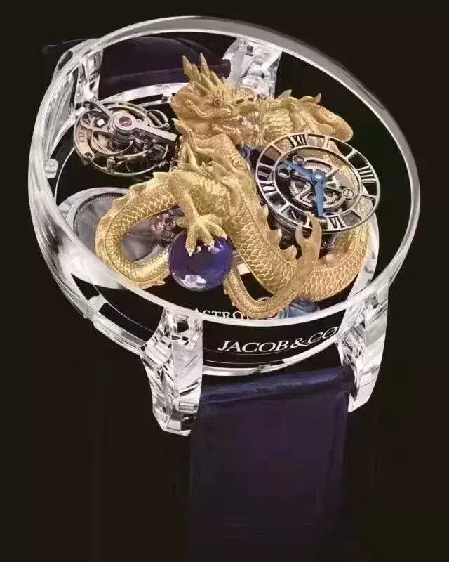 Wysokiej klasy niebiańskie koło zamachowe azjatycki zegarek mechaniczny smoka w limitowanej edycji modny Top zegarek