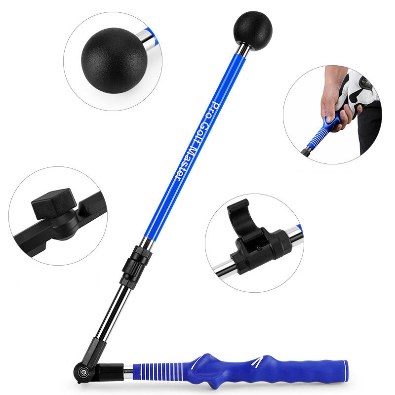 1Pc PGM Golf Folding Swing Correction Exerciser Adjustable Length Angle Beginner Trainer Golf Accessories