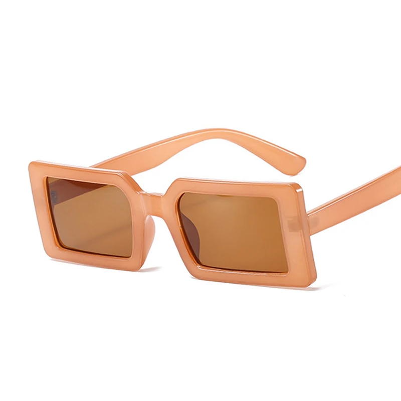 Небольшие прямоугольные женские солнцезащитные очки ретро брендовые дизайнерские солнцезащитные очки Квадратные винтажные женские декоративные линзы Zonnebril