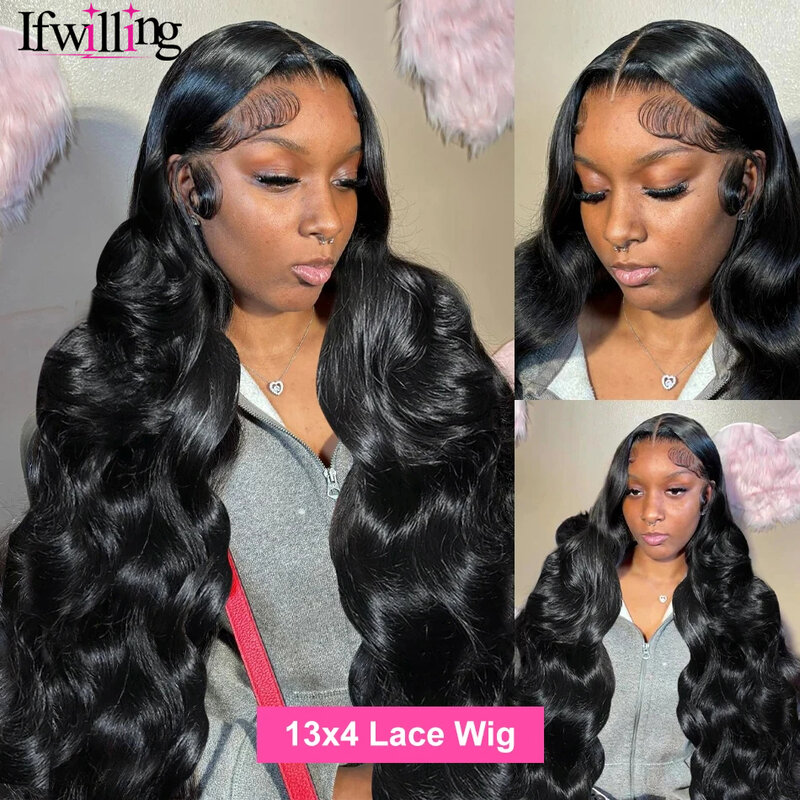 30 Inch Lace Front Wig Human Hair Body Wave Human Hair Wigs HD Lace Wig 13x6 Human Hair Glueless Wig Human Hair Ready to Wear