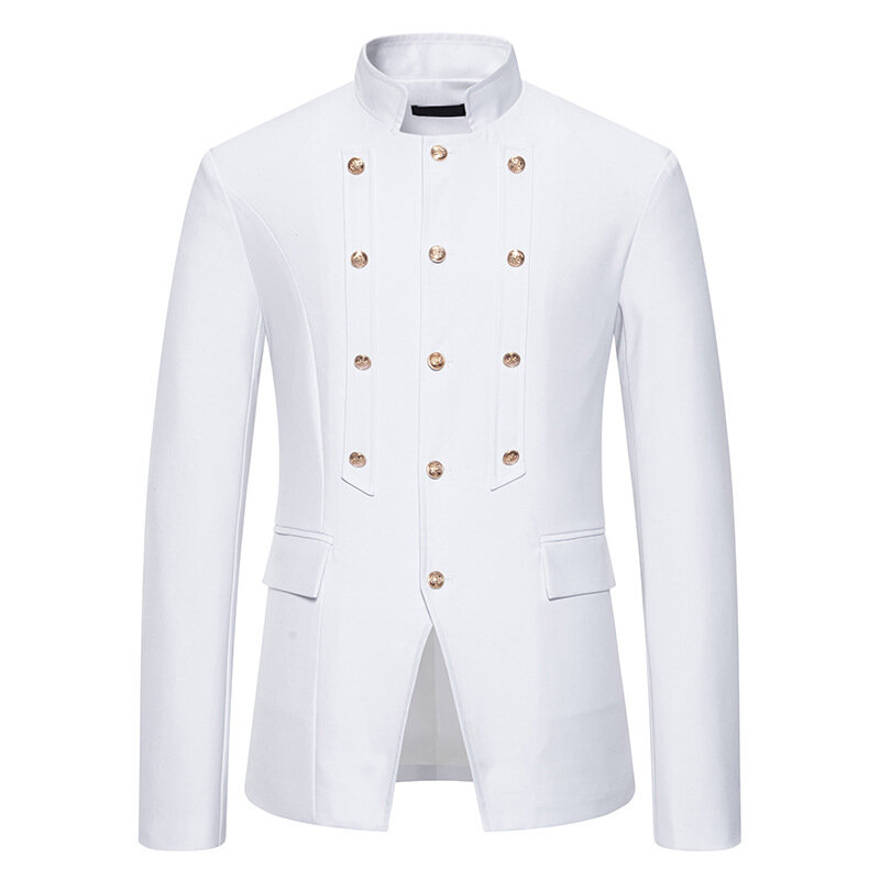 LH122 Men's Fashion Suit Men's Palace Button Wedding Casual Slim Men's Suit