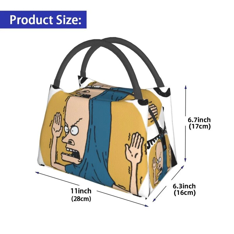 Sono la grande borsa isolante portatile Cornholio per contenitore Pinic per ufficio termico per alimenti più fresco