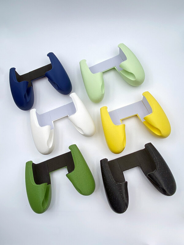 Pegangan pegangan dicetak 3D untuk Miyoo Mini Plus, pegangan pengontrol DIY, desain ergonomis, nyaman