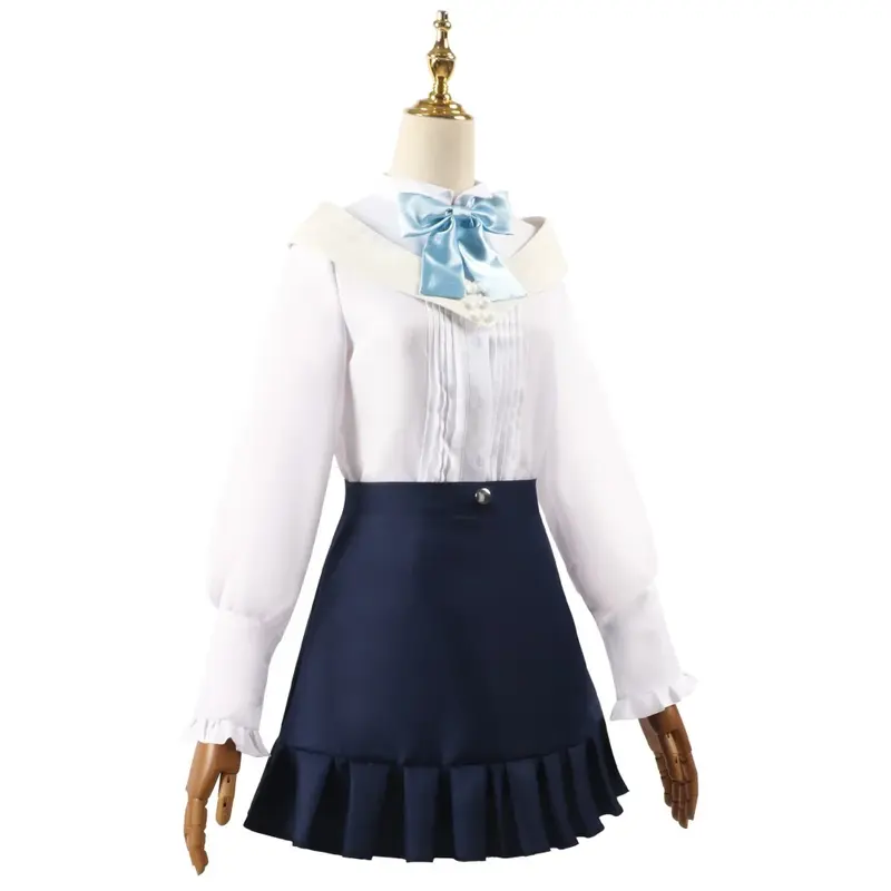 Anime Light And Night Carnival Orihime Cosplay Costume Long Sleeve Skirt Wig Role Playing Halloween Party Casual Uniform