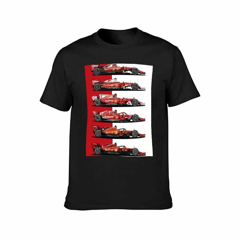 Sebastian Vettel Cars t-shirt letnie topy czarne vintage szybkoschnąca odzież męska