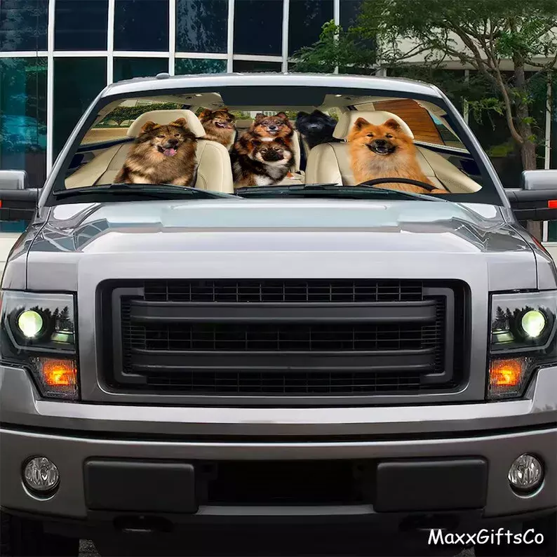 Автомобильный солнцезащитный козырек для собак Eurasier, семейный козырек для собак, автомобильные аксессуары для собак, украшение автомобиля, подарок для папы, мамы