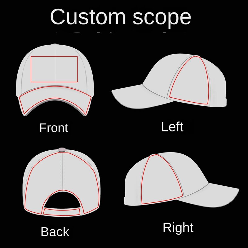 One Hat topi kerai Logo kustom topi bisbol beberapa posisi Pria Wanita musim gugur musim dingin kustom matahari cetak celup bordir baru