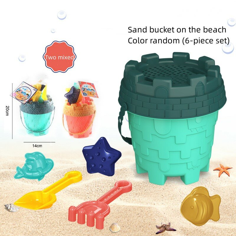 Anak-anak mainan pantai mobil Set sekop bayi pantai pasir pengerukan bermain alat pasir sekop dan ember jam pasir kolam