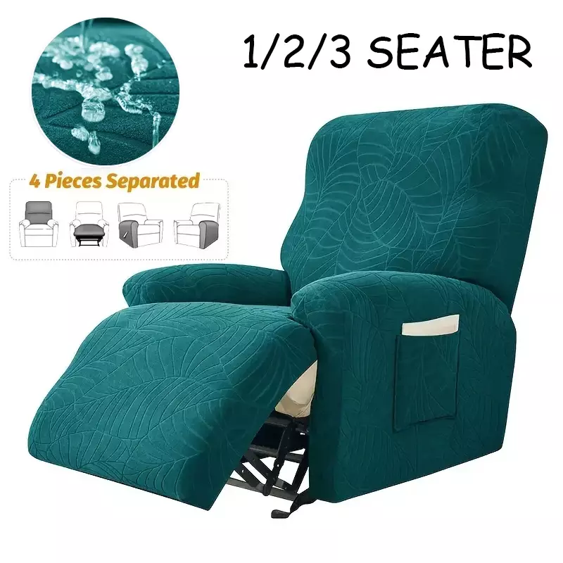 Wodoodporny fotel narzuta na sofę tani cena promocyjna elastyczny Ralax leniwy chłopiec rozciągliwy Spandex w jednolitym kolorze pokrowce na kanapę fotel