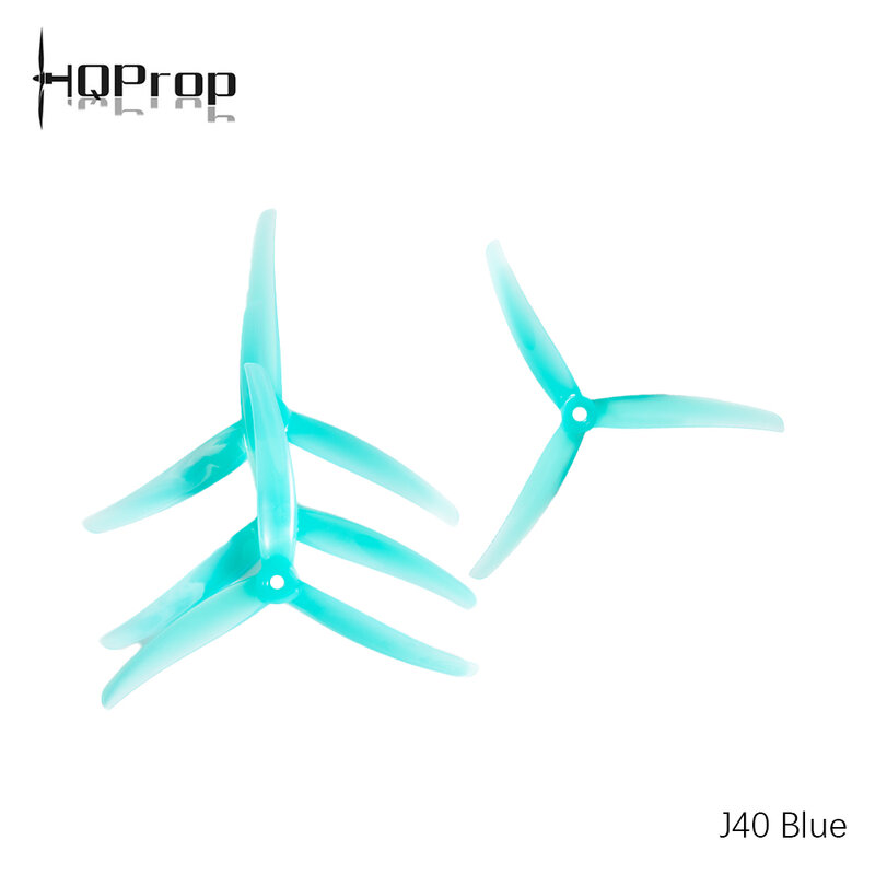 4PCS/20PCS HQ Juicy Prop J40 5.1X4X3 Blue CW CCW Poly Carbonate 5.1 inch 3 blades Propeller  For FPV RC Racing Drone Spare Parts