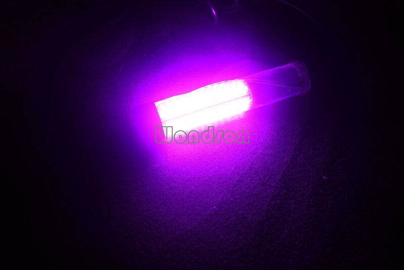 방수 UV 램프 LED 야간 잠수정 보트, 높은 보라색 낚시 조명, IPx68, 180 개