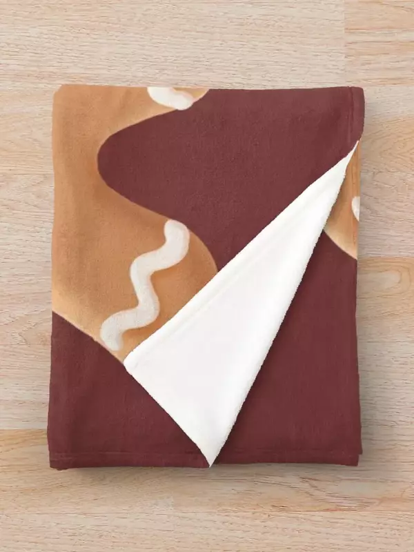 Couverture de jet de bonhomme en pain d'épice, couvertures de lits d'hiver