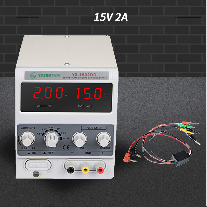 Yaogong-amperímetro de mantenimiento electrónico ajustable, pantalla Digital 1502DD, fuente de alimentación regulada por CC
