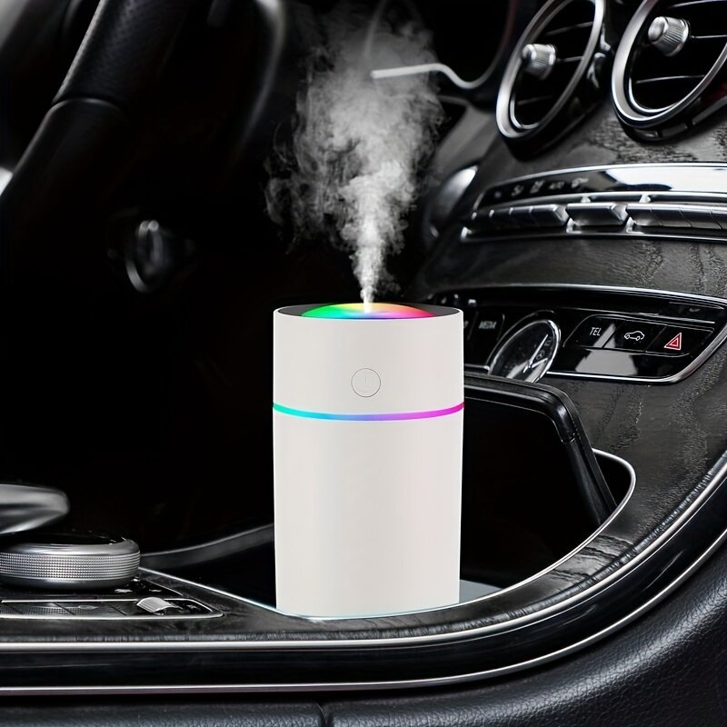 Przenośny kolorowa lampa Spray samochodowy mgiełka zapachowy olejek eteryczny usb mini h2o dyfuzor powietrza nawilżacz
