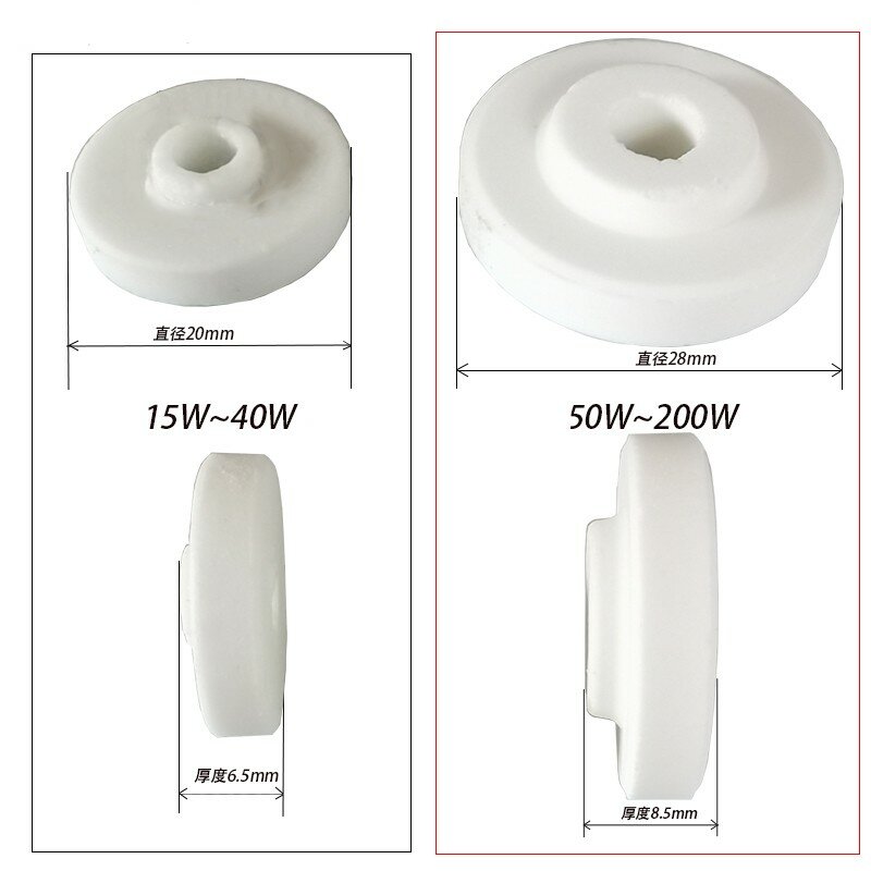 Soporte de RX20-ZG11 para tubería de cerámica, condensador de descarga, resistencia esmaltada
