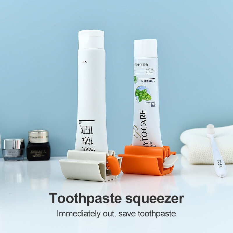 Exprimidor de cosméticos de tubo multifunción, dispensador exprimidor de pasta de dientes para el cuidado bucal, 1/3/5 piezas