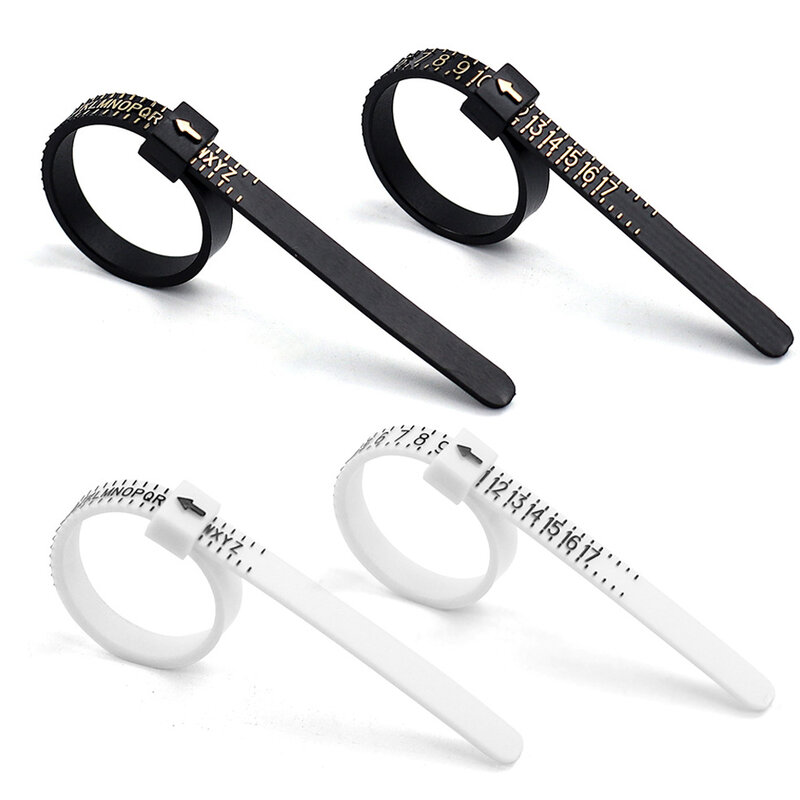 Ring Sizing Tool with Gauge, Ring Ruler, Finger Coil Measurement, Medidas de tamanho, Insert Guard, Tightener Tools, Reino Unido e tamanhos dos EUA