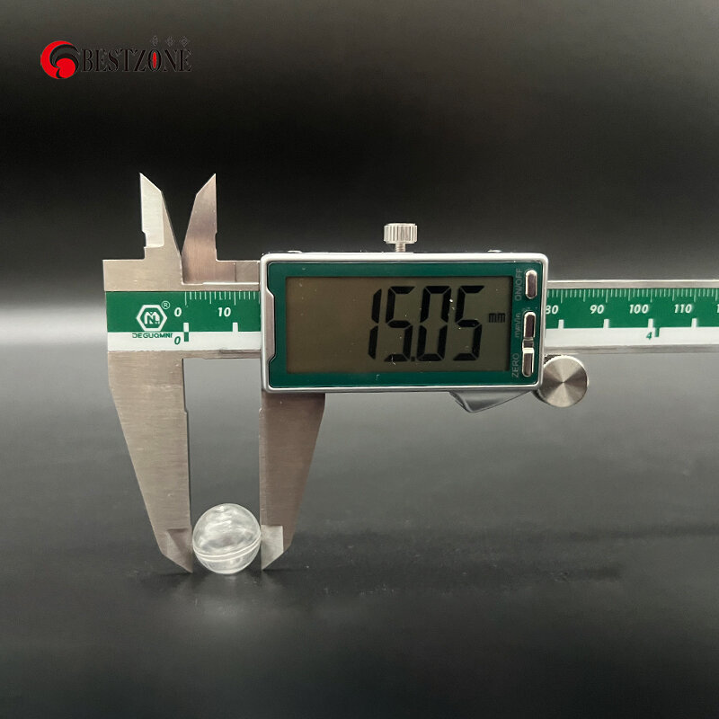 50 Buah 0.59 Inci Mini 15MM Sangat Kecil Plastik Bening Transparansi Mainan Kapsul PS Bola Kejutan Wadah Kecil Membuat Sesuatu Model