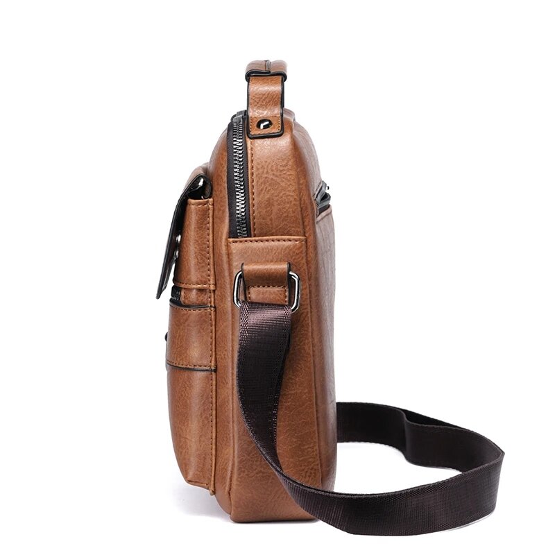 Повседневная мужская сумка через плечо, винтажные сумки через плечо, мужская сумка высокого качества, кожаная сумка, мужские сумки-мессенджеры