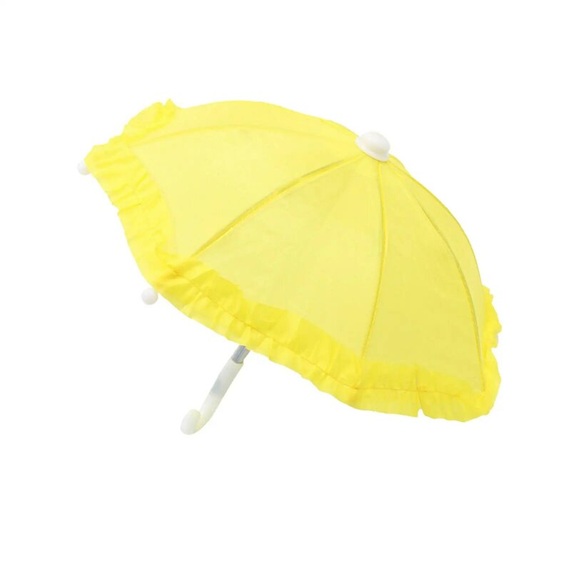 Miniatur rumah boneka payung cerah hujan payung 1/4 1/6 kehidupan adegan lucu payung payung gantung Properti dekorasi