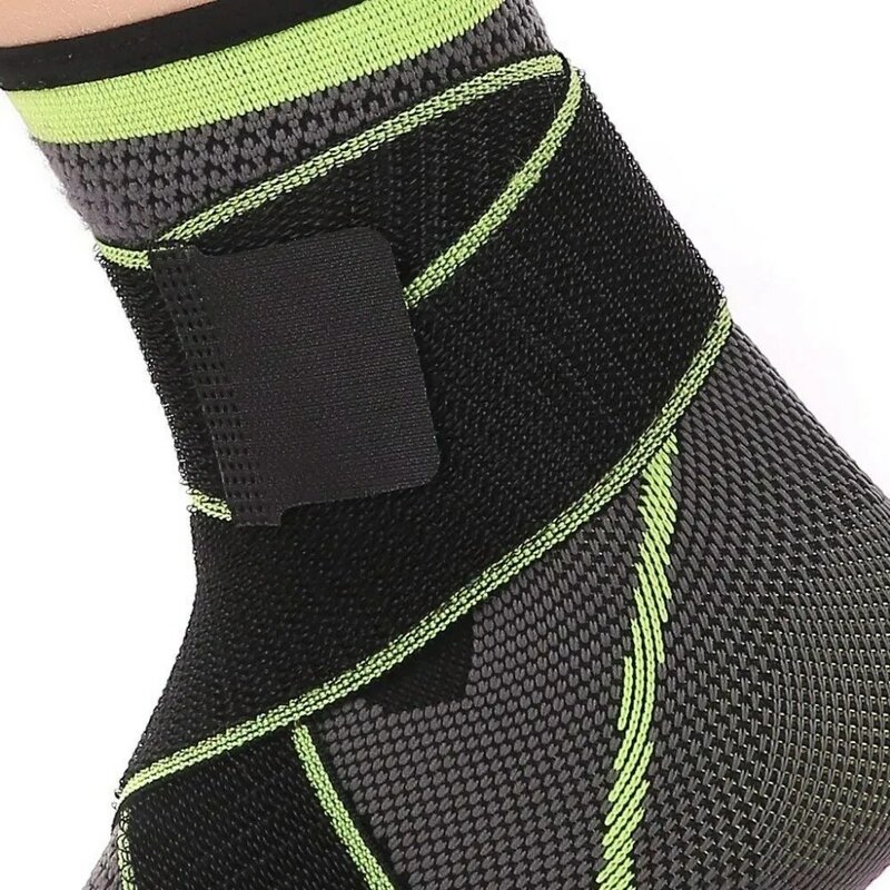 Warto 1 PC sport orteza stawu skokowego kompresji pasek rękawy wsparcie 3D splot bandaż elastyczny stóp ochronny sprzęt siłownia