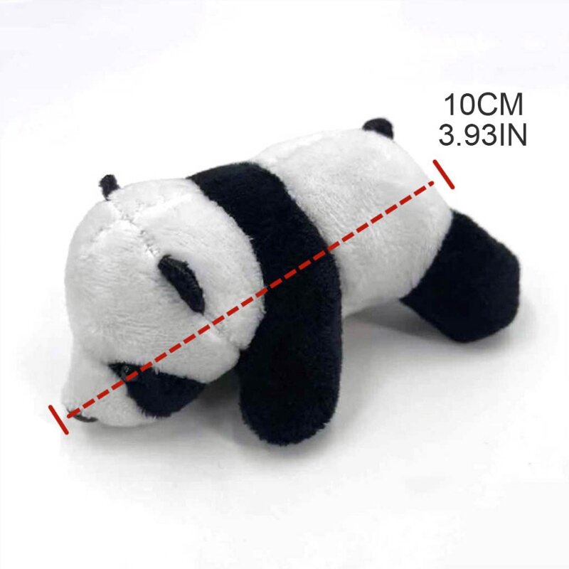 بروش شريط الباندا القطيفة لدبوس الباندا الصغير للعبة الدمية على شكل حيوان دبوس صدر Sca