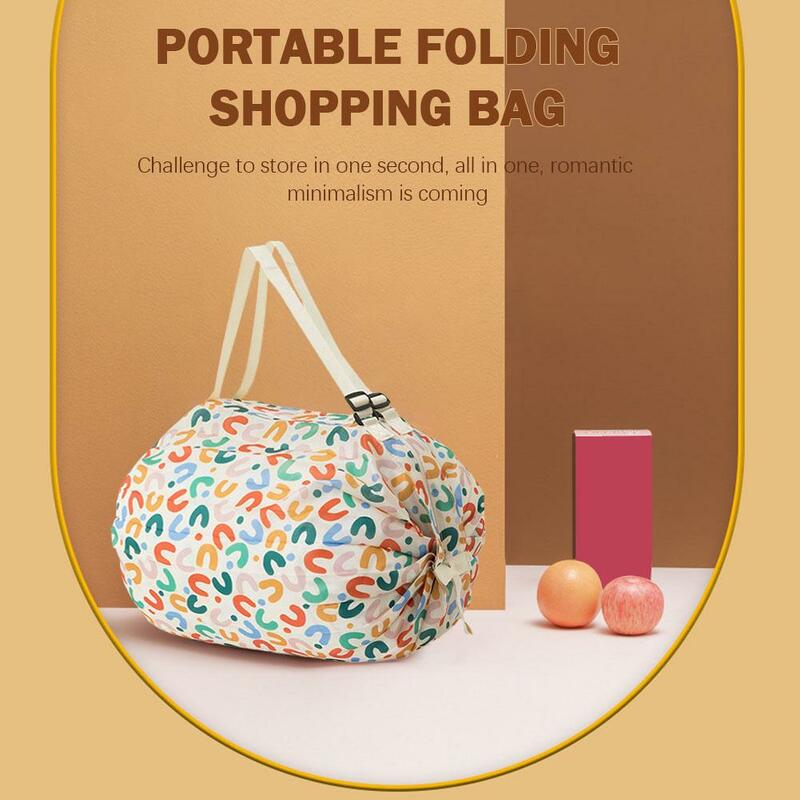大型折りたたみ式ショッピングバッグ,折りたたみ式で再利用可能なランニングバッグ,トラベルバッグ,食料品スーパーマーケットバッグ