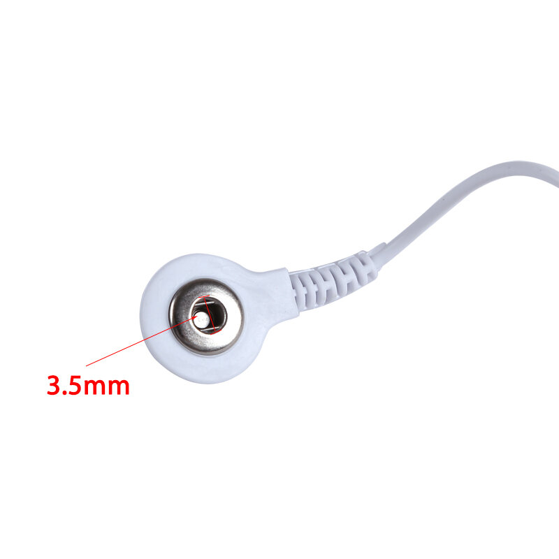 5/10Pcs Massager Machine Adapter Tieline 3.5mm Plug Electrode Wires for Tens / Ems Massager Machines Tool Machine Use