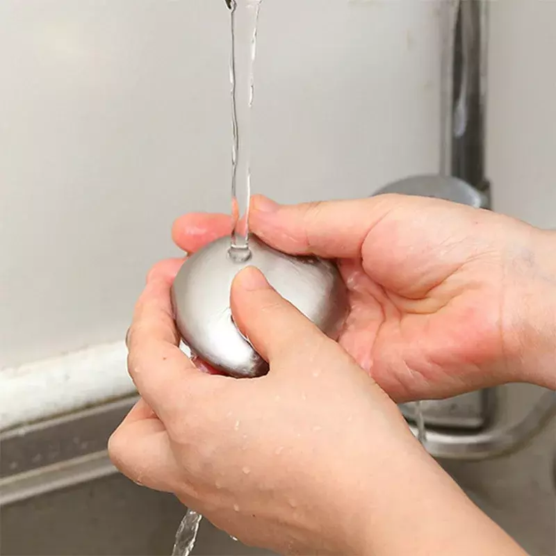1 pz in acciaio inox odore rimozione sapone cucina aglio e pesce deodorante lavaggio a mano sapone deodorante eliminazione degli odori strumenti