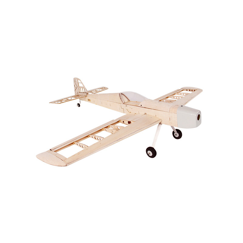 DIY 리모컨 항공기 F3A 고정 날개 조명 목재 항공기 키트, 조립 항공기 모형 장난감, 1010mm