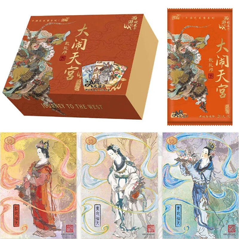 KAYOU-tarjeta de viaje al oeste Showdown in Heaven, tarjeta de colección de personajes genuinos, tarjeta Cultural y creativa, paquete Supreme