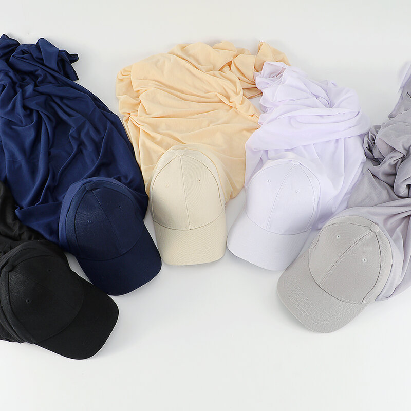 무슬림 여성용 히잡 원피스 야구 모자, 야외 하이킹, 자외선 차단 액세서리, 사이클링 랩 핏 스포츠 모자, 새로운 패션 디자인
