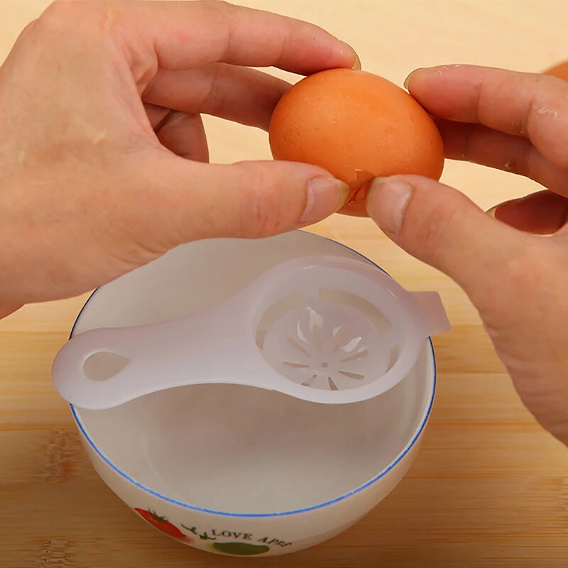 Separador Egg White para Cozinha, Conjunto de Louça Plástica, Ferramentas de Cozinha, Filtro, Produtos Domésticos, Acessórios, DIY, 1-5 Pcs