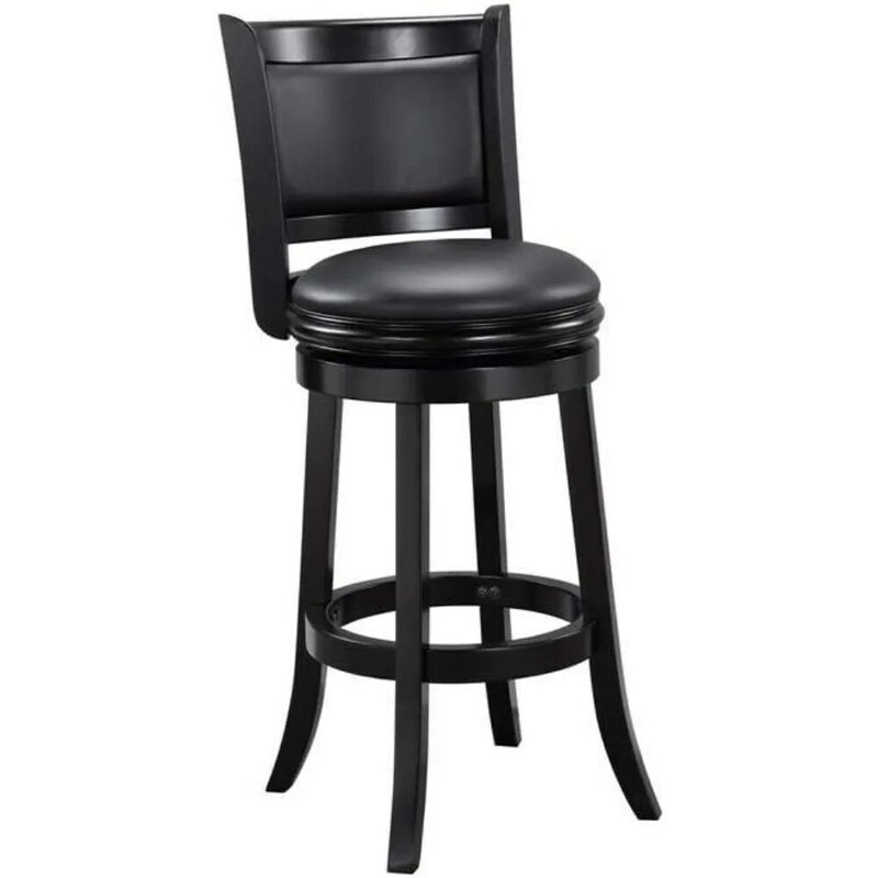 Барный поворотный стул borлаам аугаста высотой, 29 дюймов, черный